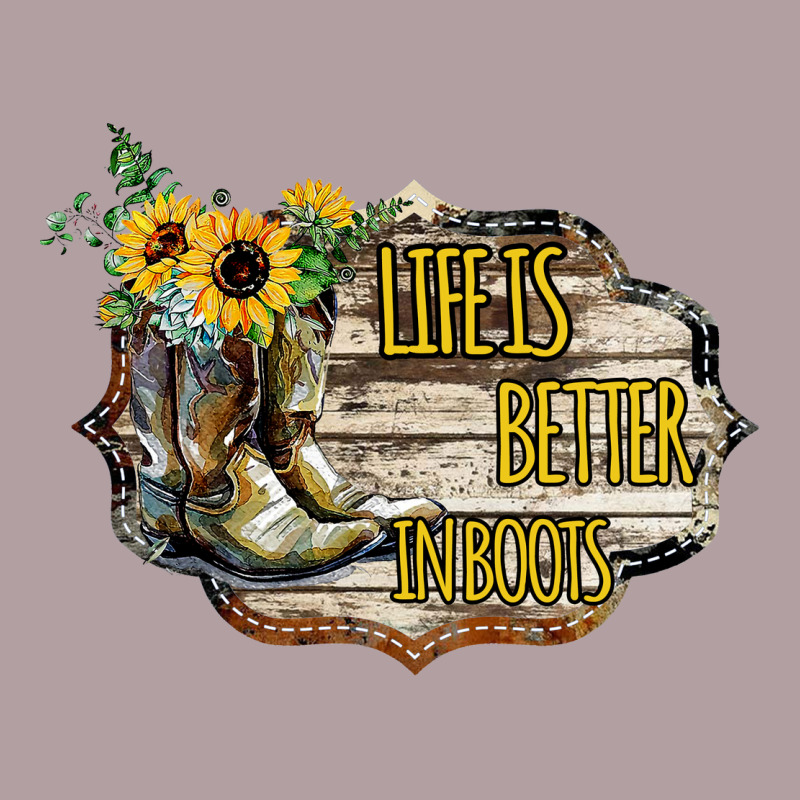 Life Is Better In Boots Vintage Hoodie by Bettercallsaul | Teevron