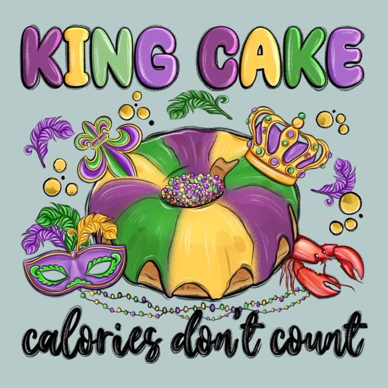 King Cake Calories Don't Count Heavy Core Tee by MaliasSmallBusiness | Teevron