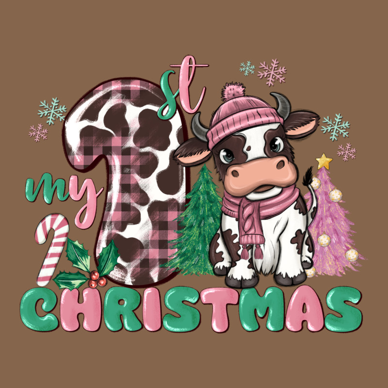 My First Christmas Cow Premium Tee by MaliasSmallBusiness | Teevron