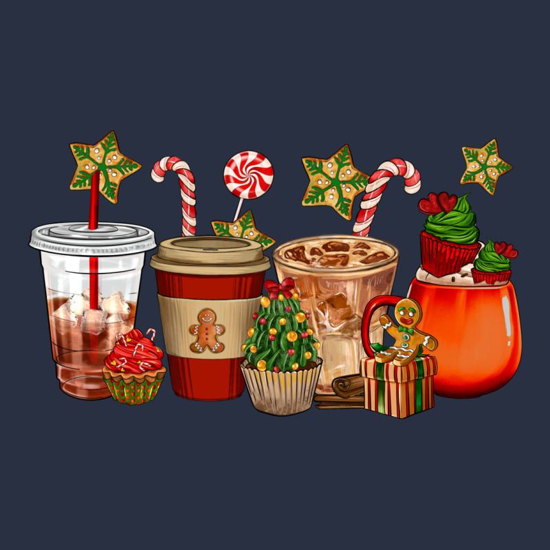Christmas Cup Cakes Coffee Cups Heavyweight Sweatshirt by CowGirlArtShop | Teevron