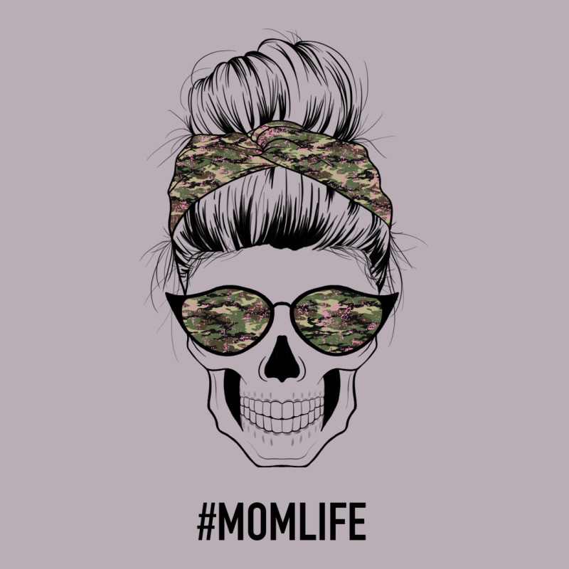 Feminine Camouflage Patterned Mom Skull Vintage Tee by Bettercallsaul | Teevron