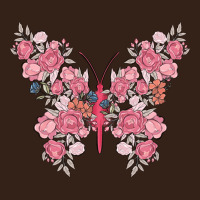 Floral Butterfly Heavy Core Tee | Teevron