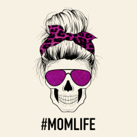 Purple Glitter, Leopard Patterned Mom Skull Vintage Tee | Teevron