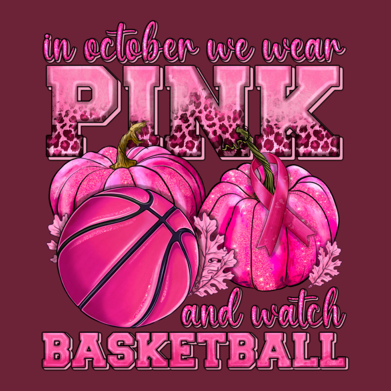 In October We Wear Pink And Watch Basketball Long Sleeve Tee by texasbilliewilder | Teevron