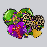 Mardi Gras Hearts Heavyweight Sweatshirt | Teevron