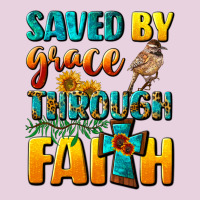 Saved By Grace Through Faith Ladies Tee | Teevron