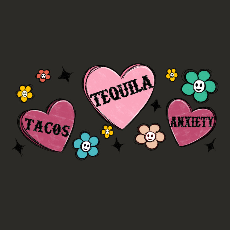 Tacos Tequila Anxiety Heavy Core Tee by MaliasSmallBusiness | Teevron