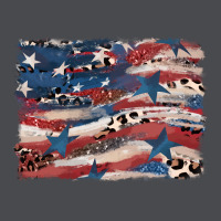 Leopard Glitter American Flag Zipper Hoodie | Teevron