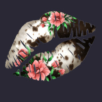 Cowhide And Flowers Lips Vintage Tee | Teevron
