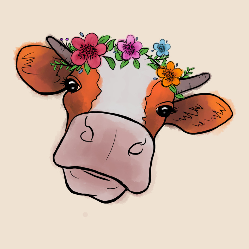 Cow With Flowers Urban Heavy Tee by Bettercallsaul | Teevron