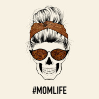 Brown Glitter, Western Vintage Patterned Mom Skull Vintage Tee | Teevron
