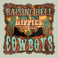 Raising Hell With The Hippies And The Cowboys Ladies Tee | Teevron
