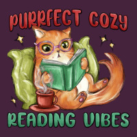 Purrfect Cozy Reading Vibes Premium Tee | Teevron