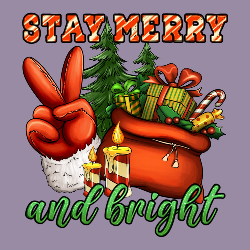 Stay Merry And Bright Peace Hand Classic Tee by Jasminsmagicworld | Teevron