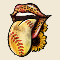 Softball Tongue Ladies Tee | Teevron