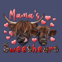 Mama's Sweetheart Highland Cow And Calf Vintage Tee | Teevron