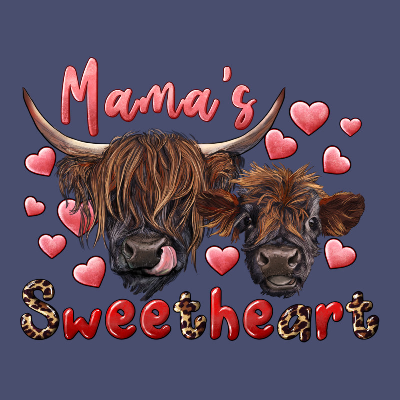 Mama's Sweetheart Highland Cow And Calf Vintage Tee by RanaPortraitStore | Teevron