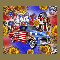 Fourth Of July Sunflowers Truck Premium Hoodie | Teevron