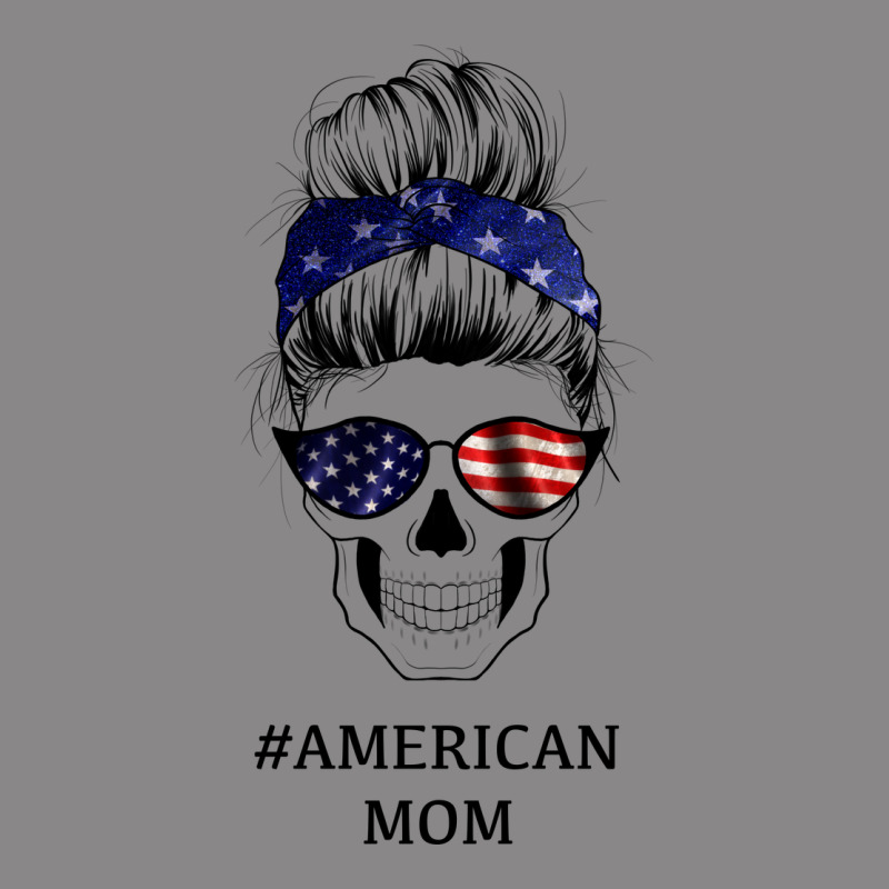 American Stars, American Flag Patterned Mom Skull Vintage Tee by Bettercallsaul | Teevron