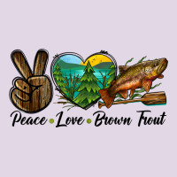 Peace Love Brown Trout Classic Tee | Teevron