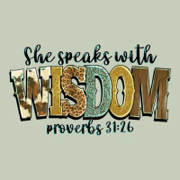 She Speaks With Wisdom Proverbs 31 26 Ladies Tee | Teevron