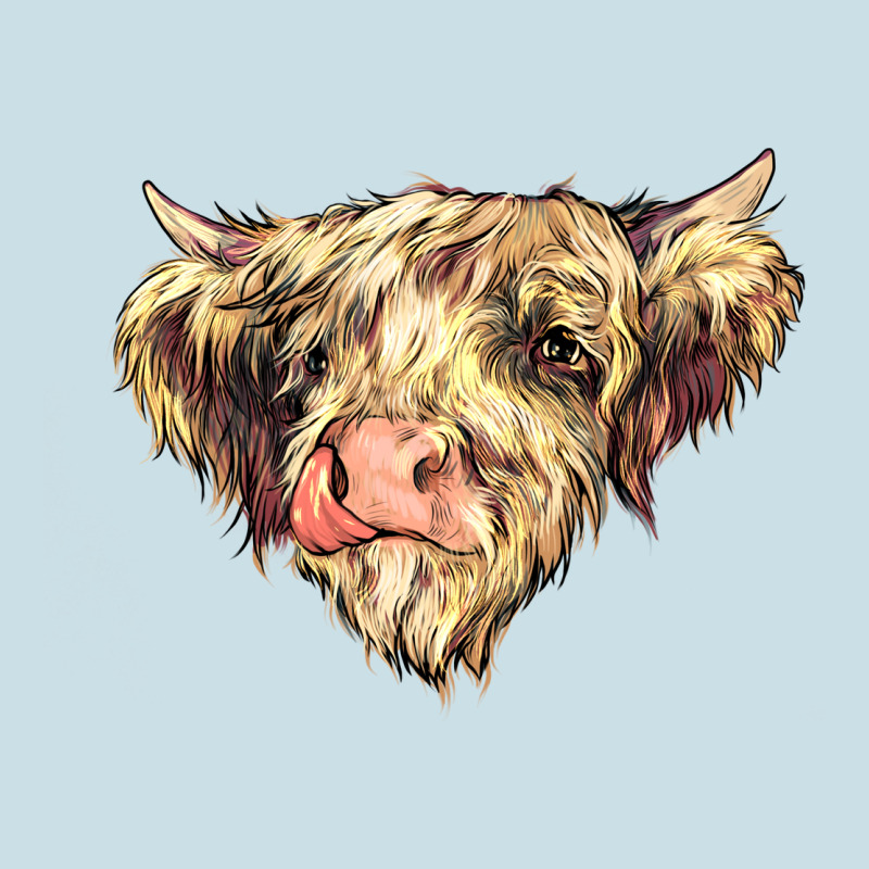 Scottish Cow Ladies Tee by NancyCooperArtShop | Teevron