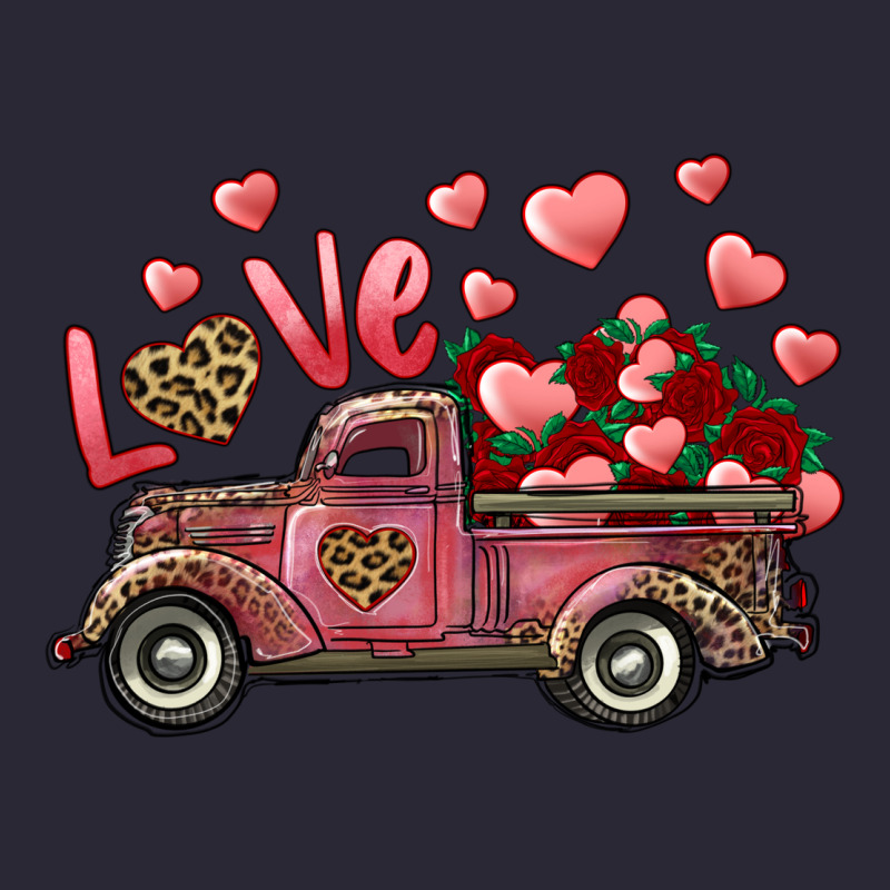 Love Truck With Roses And Leopard Vintage Tee by RanaPortraitStore | Teevron