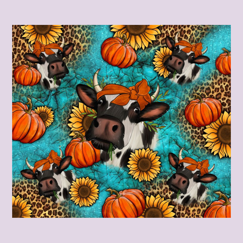 Autumn Pumpkins Holstein Cow Classic Tee by Jasminsmagicworld | Teevron