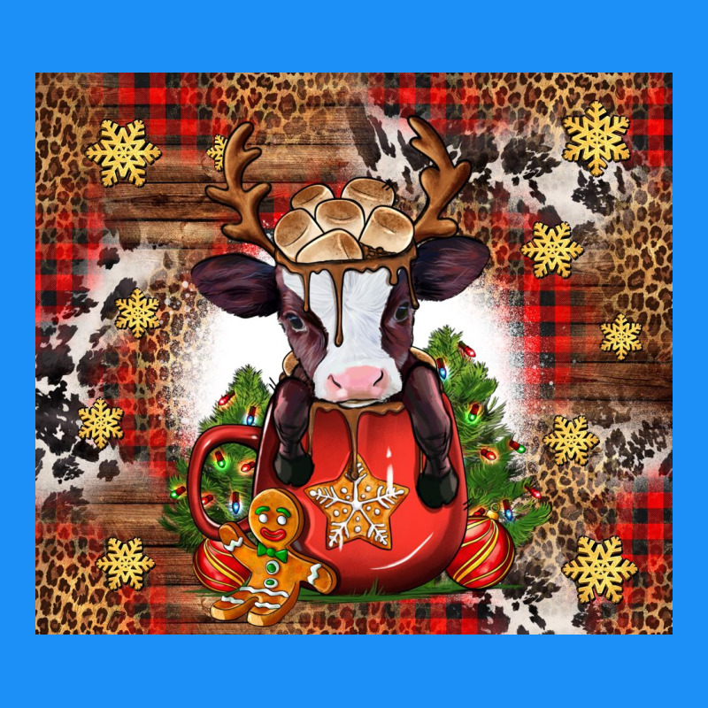 Christmas Baby Cow Hot Cocoa Classic Tee by Jasminsmagicworld | Teevron