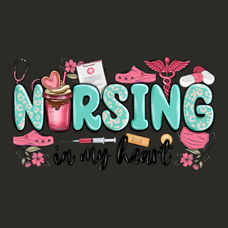 Nursing In My Heart Heavy Core Tee by MaliasSmallBusiness | Teevron