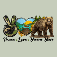 Peace Love Brown Bear Classic Tee | Teevron