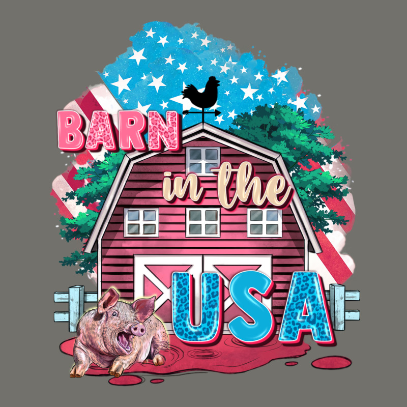 Barn In The Usa Premium Hoodie by FaDigitalArtStudio | Teevron