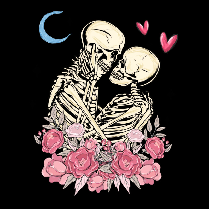 The Lovers Skeletons Ladies Tee by MaliasSmallBusiness | Teevron