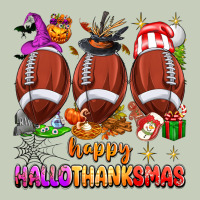 Happy Hallothanksmas Football Long Sleeve Tee | Teevron