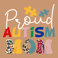Proud Autism Mom Leopard Pattern Design Autism Awa Heavyweight Hoodie | Teevron