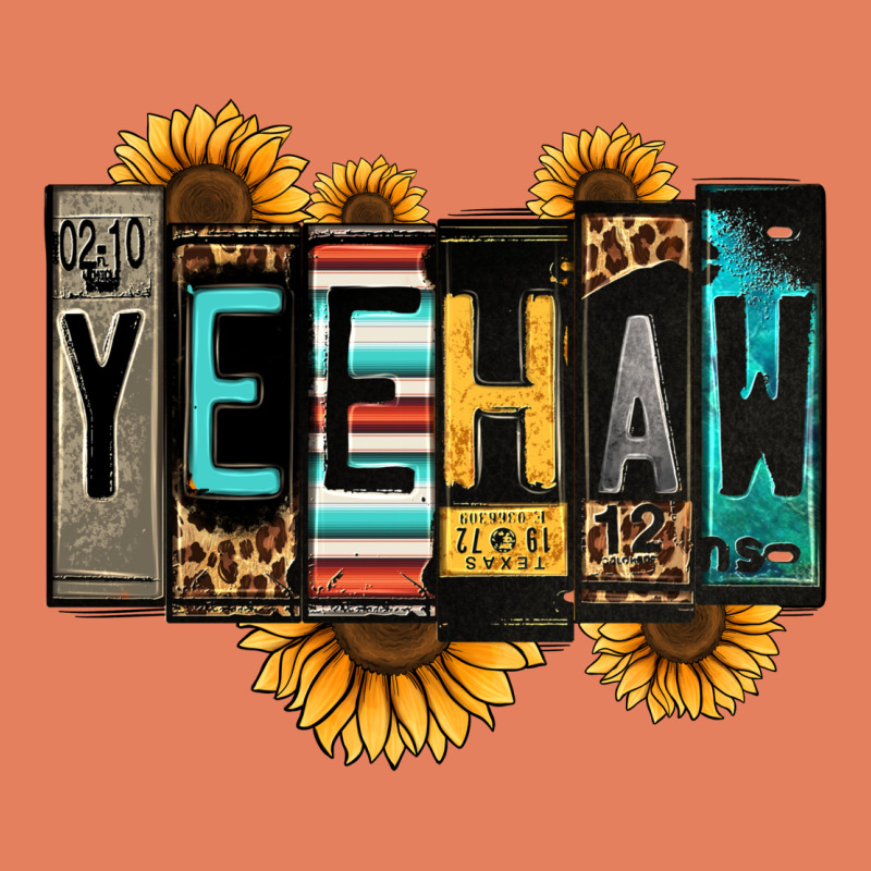 Yeehaw License Plate Letters Classic Tee by Jasminsmagicworld | Teevron