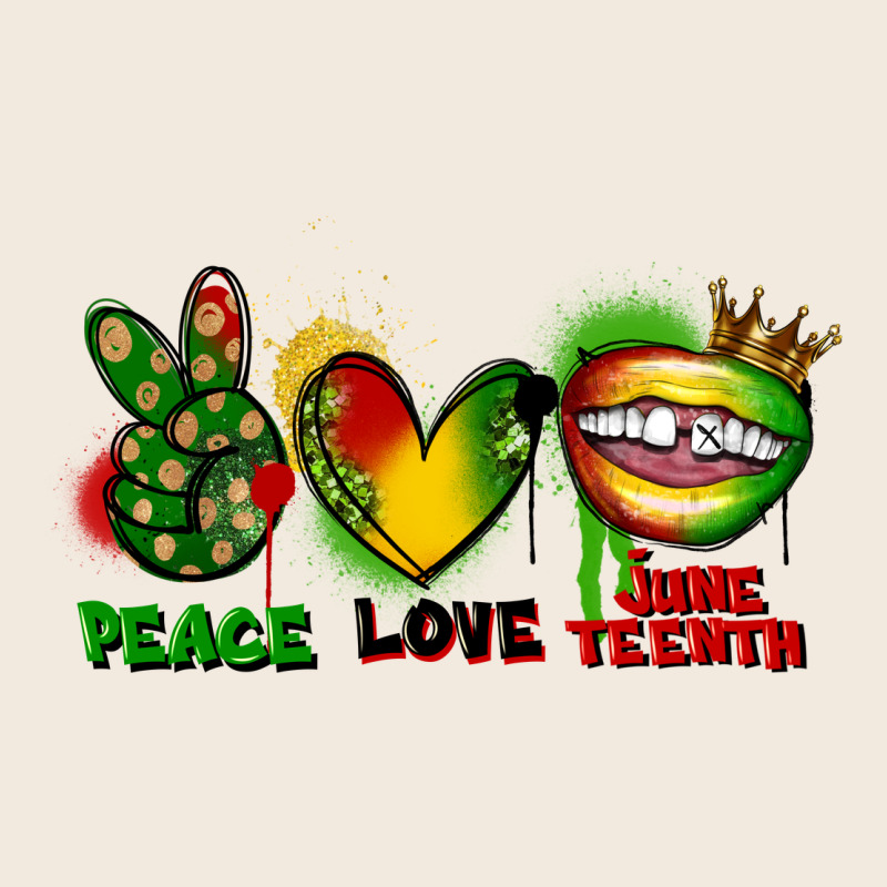 Peace Love Juneteenth Zipper Hoodie by FaDigitalArtStudio | Teevron