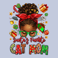 Santas Favorite Cat Mom Long Sleeve Tee | Teevron