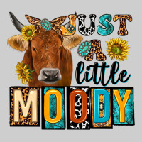 Just A Little Moody With Cow Premium Tee | Teevron