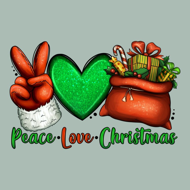 Peace Love Christmas Santa Claus Hand Classic Tee by Jasminsmagicworld | Teevron