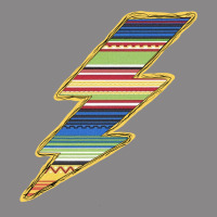 Yellow Aztec Patterned Lightning Vintage Tee | Teevron