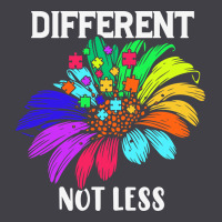Different Not Less Daisy Autism Puzzle Heavyweight Hoodie | Teevron