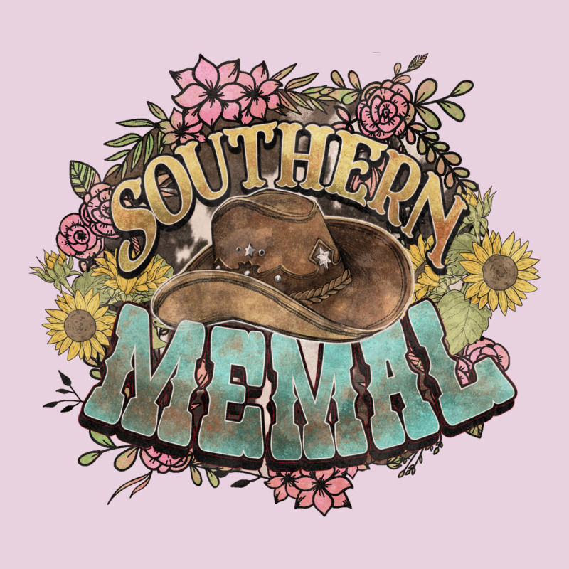 Southern Memal Western Flowers Ladies Tee by NancyCooperArtShop | Teevron