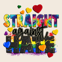 Straight Against Hate Zipper Hoodie | Teevron