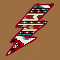 Western Aztec Pattern Lightning Vintage Tee | Teevron
