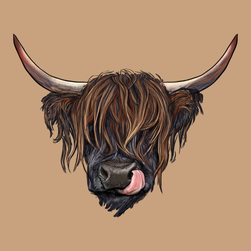 Black Highland Cow Vintage Tee by RanaPortraitStore | Teevron