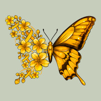 Childhood Cancer Butterfly Classic Tee | Teevron