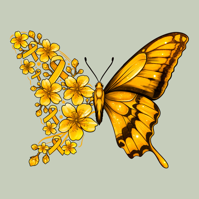Childhood Cancer Butterfly Classic Tee by Jasminsmagicworld | Teevron