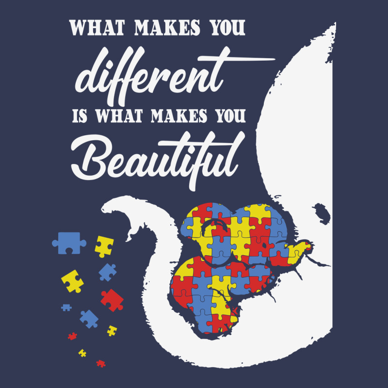 Autism Different Makes You Beautiful Heavyweight Hoodie by CowhideDigitalArt | Teevron