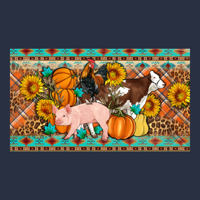 Fall Farm Animals Cow Pig Rooster Urban Hoodie by Artiststas | Teevron
